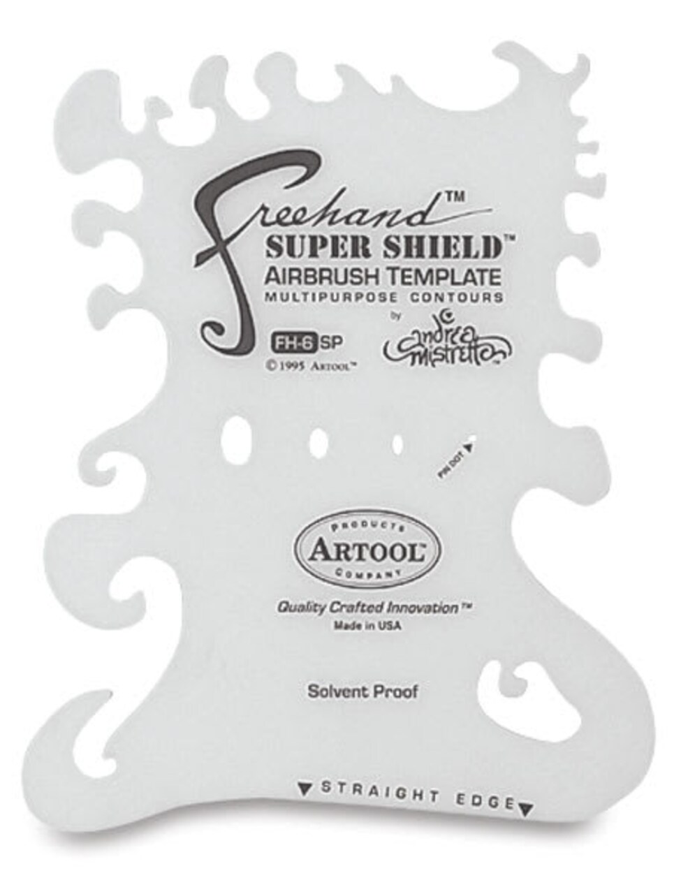 Artool Freehand Essential Seven Airbrush Template - FH-6, Super Shield